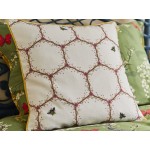 The Chateau by Angel Strawbridge Honeycomb Filled Cushion Cream